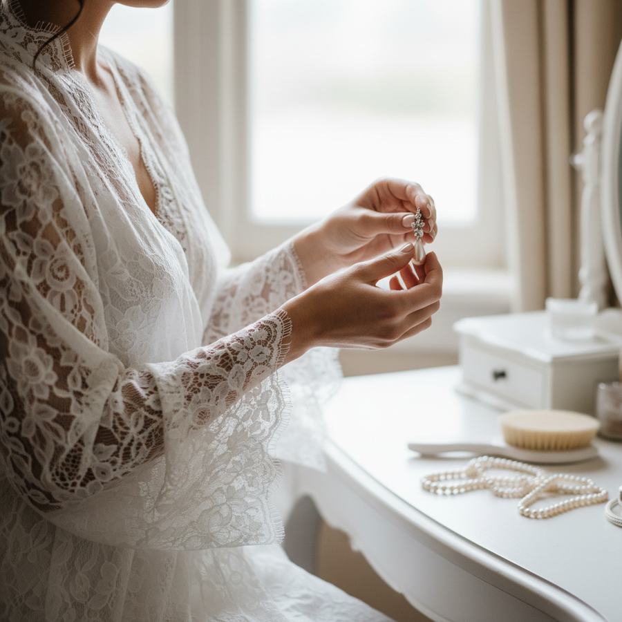 Bride Getting Ready