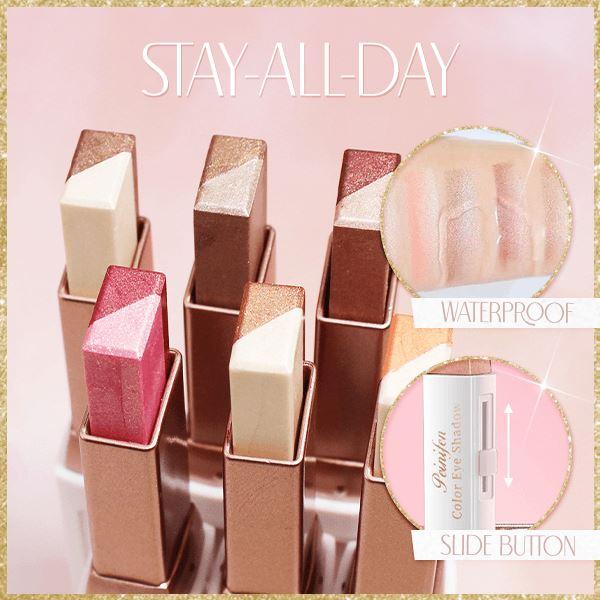 All 6pcs Double Color Eyeshadow Sticks Waterproof