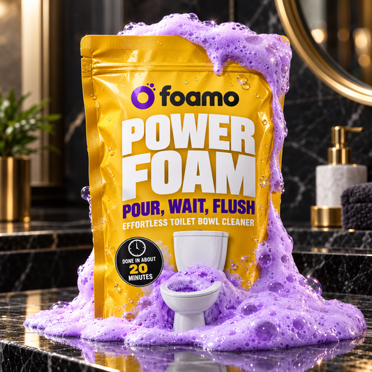 FoamO Foaming Toilet Cleaner That Dissolves Hard Water Rings