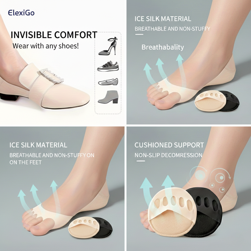 Invisible Forefoot Heels Cushion☁️Foot Pads
